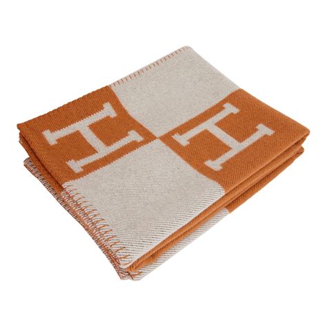 hermes avalon blanket orange|what is a hermes blanket.